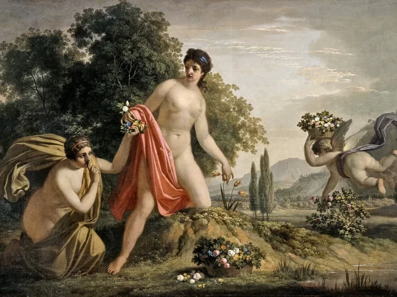 1755-Kavčič Franc - Venere, Amore e Peristea - National Gallery Slovenia